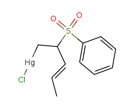 5-(chloromercuri)-4-(phenylsulfonyl)pent-2-ene