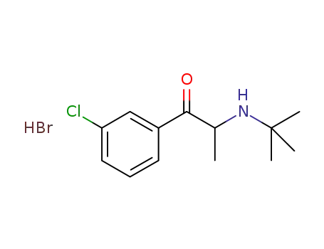 Molecular Structure of 905818-69-1 (Bupropion hydrobromide)