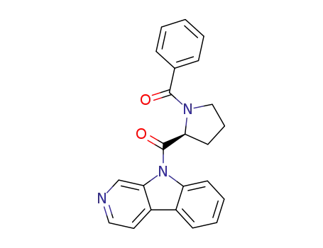 9H-Pyrido[3,4-b]indole, 9-[[(2S)-1-benzoyl-2-pyrrolidinyl]carbonyl]-
