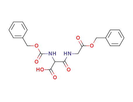 2-benzyloxycarbonylamino-<i>N</i>-benzyloxycarbonylmethyl-malonamic acid