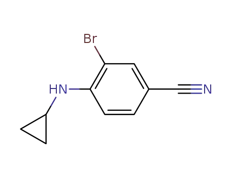 3-bromo-4-cyclopropylaminobenzonitrile