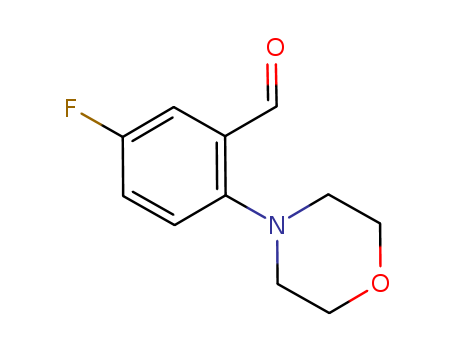 5-FLUORO-2-(N-MORPHOLINO)-BENZALDEHYDE