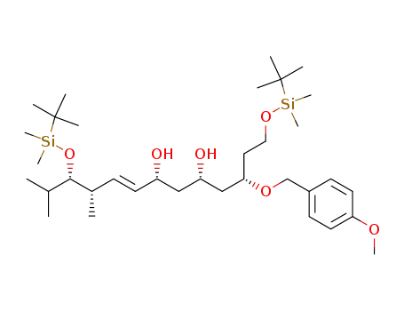 (E)-(3S,5S,7R,10S,11S)-1,11-Bis-(tert-butyl-dimethyl-silanyloxy)-3-(4-methoxy-benzyloxy)-10,12-dimethyl-tridec-8-ene-5,7-diol