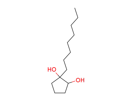 Molecular Structure of 389837-81-4 (1,2-Cyclopentanediol, 1-octyl- (9CI))