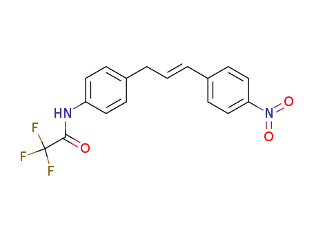 2-<4-<(trifluoroacetyl)amino>phenyl>-1-(4-nitrophenyl)-(E)-prop-1-ene