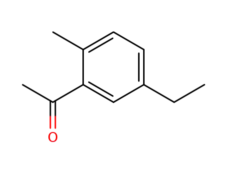 Molecular Structure of 40920-52-3 (Ethanone, 1-(5-ethyl-2-methylphenyl)- (9CI))