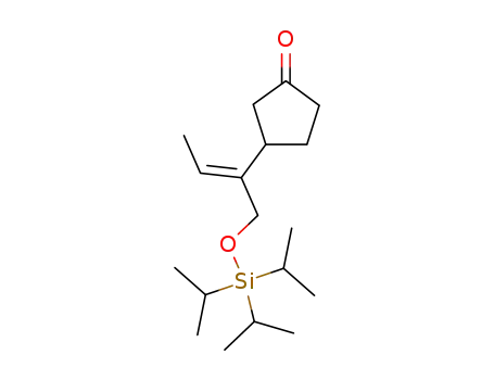 (E)-3-<1-(((triisopropylsilyl)oxy)methyl)-1-propenyl>cyclopentanone