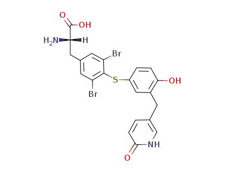 L-3,5-dibromo-4-(4'-hydroxy-3'-(6-oxo-3(1H)-pyridylmethyl)-phenylthio)-phenylalanine