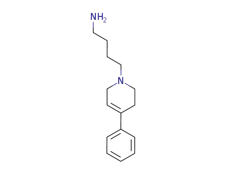 Molecular Structure of 62099-27-8 (1(2H)-Pyridinebutanamine, 3,6-dihydro-4-phenyl-)