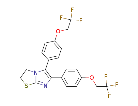 Imidazo[2,1-b]thiazole,
2,3-dihydro-5,6-bis[4-(2,2,2-trifluoroethoxy)phenyl]-