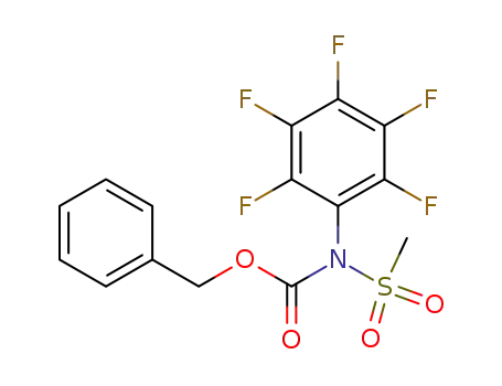 N-benzyloxycarbonyl-N-(2,3,4,5,6-pentafluorophenyl)methanesulfonamide
