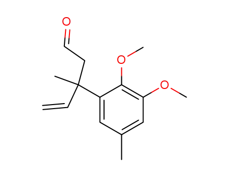 3-(2,3-dimethoxy-5-methyl-phenyl)-3-methyl-pent-4-enal