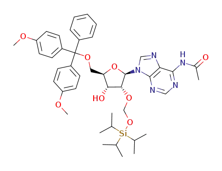 N<sup>6</sup>-acetyl-5'-O-(4,4'-dimethoxytrityl)-2'-O-{[(triisopropylsilyl)oxy]methyl}adenosine