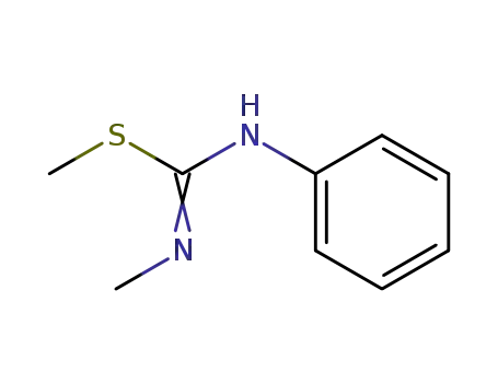 Carbamimidothioic acid, N-methyl-N'-phenyl-, methyl ester