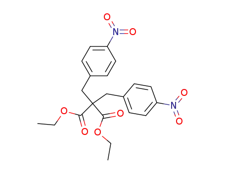 Molecular Structure of 7142-69-0 (diethyl bis(4-nitrobenzyl)propanedioate)