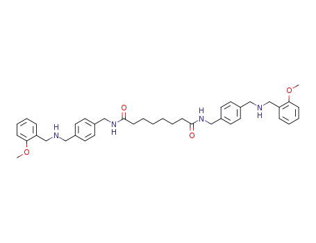 Molecular Structure of 253877-84-8 (N<sub>1</sub>,N<sub>8</sub>-di(4-{[(2-methoxybenzyl)amino]methyl}benzyl)octanediamine)