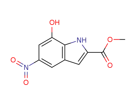 1H-Indole-2-carboxylic acid, 7-hydroxy-5-nitro-, methyl ester