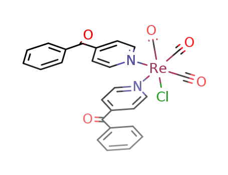 {fac-ClRe(CO)3(4-benzoylpyridine)2}