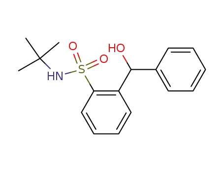 N-tert-butyl-2-(α-hydroxybenzyl)benzenesulphonamide