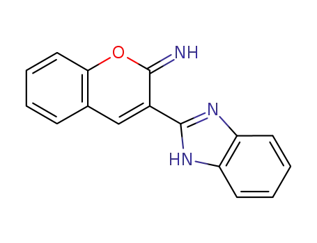 2H-1-Benzopyran-2-imine, 3-(1H-benzimidazol-2-yl)-