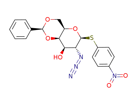4-nitrophenyl 2-azido-4,6-O-benzylidene-2-deoxy-1-thio-β-D-galactopyranoside