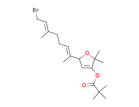 5-<(E,E)-7-bromo-1,5-dimethylhepta-1,5-dienyl>-2,2-dimethyl-3-pivaloyloxy-2,5-dihydrofuran