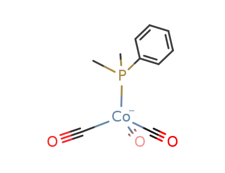 Co(CO)3{(H<sub>3</sub>C)2P(C<sub>6</sub>H<sub>5</sub>)}<sup>(1-)</sup>