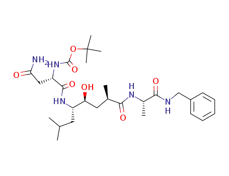 2,5,11,14-Tetraazapentadecanoic acid,
3-(2-amino-2-oxoethyl)-7-hydroxy-9,12-dimethyl-6-(2-methylpropyl)-4,10
,13-trioxo-15-phenyl-, 1,1-dimethylethyl ester, (3S,6S,7S,9R,12S)-