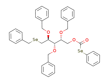 (phenylseleno) 2,3,4-tri-O-benzyl-5-benzylseleno-D-arabit-1-yl formate
