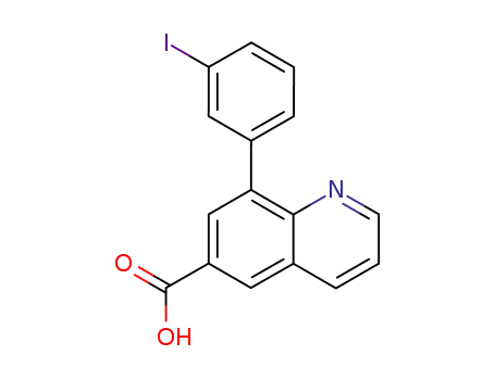8-(3-iodo-phenyl)-quinoline-6-carboxylic acid