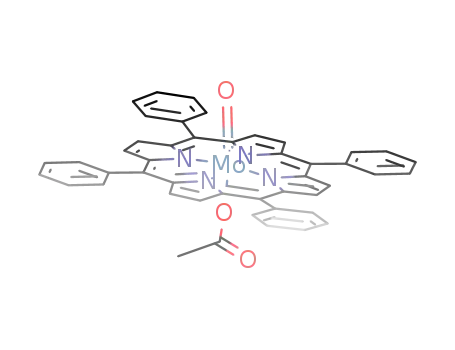 oxo(acetato)molybdenum(V) tetraphenylporphyrin