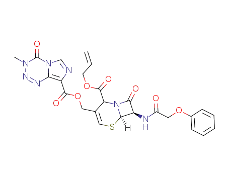 (6R,7R)-2-(allyloxy)carbonyl-7-phenoxyacetamido-3-cephem-3-methyl 3-methyl-4-oxoimidazo[5,1-d][1,2,3,5]tetrazin-8-carboxylate