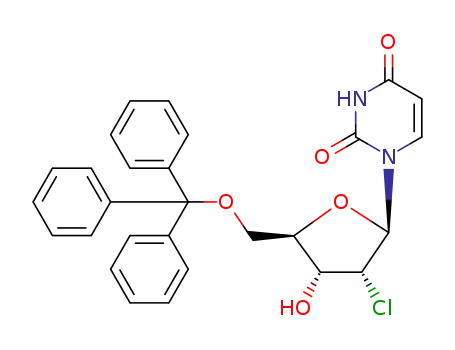 2'-chloro-2'-deoxy-5'-O-trityluridine