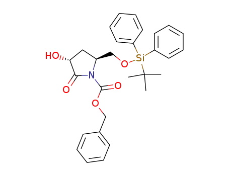 (3R,5S)-5-(t-butyldiphenylsilyl)oxymethyl-3-hydroxy-N-benzyloxycarbonyl-pyrrolidine-2-one