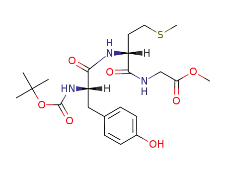 Glycine, N-[N-[N-[(1,1-dimethylethoxy)carbonyl]-L-tyrosyl]-D-methionyl]-,
methyl ester