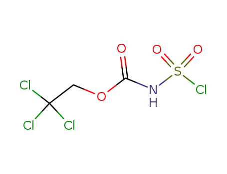 Molecular Structure of 50881-33-9 (Carbamic acid, (chlorosulfonyl)-, 2,2,2-trichloroethyl ester)
