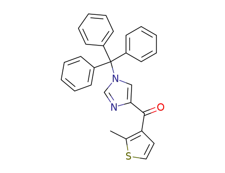 (2-methyl-thiophen-3-yl)-(1-trityl-1<i>H</i>-imidazol-4-yl)-methanone