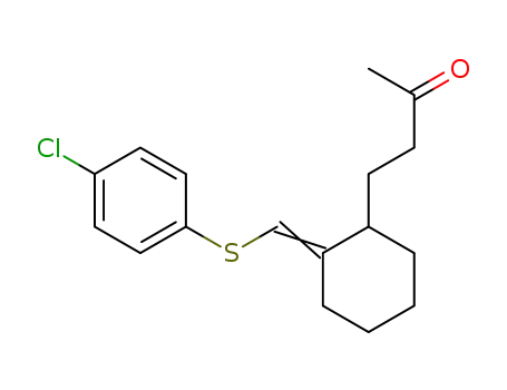 4-{2-[1-(4-Chloro-phenylsulfanyl)-meth-(E)-ylidene]-cyclohexyl}-butan-2-one