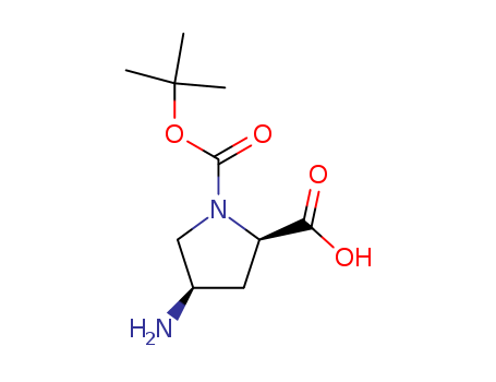 (2R,4R)-4-Amino-1-(tert-butoxycarbonyl)-pyrrolidine-2-carboxylic acid