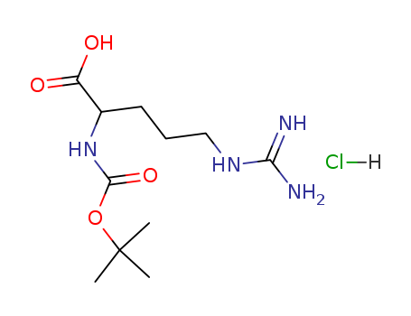D-Arginine,N2-[(1,1-dimethylethoxy)carbonyl]-, hydrochloride (1:1)