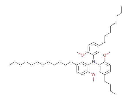 (5-butyl-5'-dodecyl-5''-octyl-2,2',2''-trimethoxytriphenyl)amine