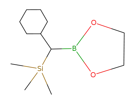 C<sub>6</sub>H<sub>11</sub>CH(Si(CH<sub>3</sub>)3)B(OCH<sub>2</sub>)2