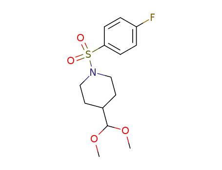 [1-(4-fluorobenzenesulfonyl)-piperidin-4-yl]-carboxaldehyde dimethyl acetal