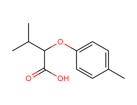 Butanoic acid, 3-methyl-2-(4-methylphenoxy)-