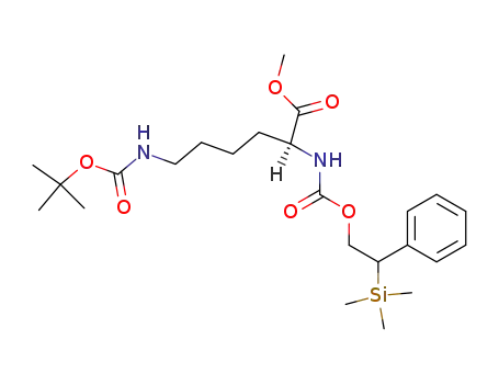 Psoc-Lys(Boc)-OMe