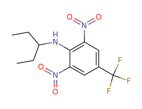 Benzenamine, N-(1-ethylpropyl)-2,6-dinitro-4-(trifluoromethyl)-