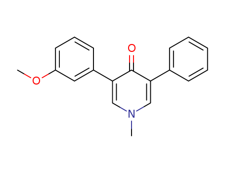 4(1H)-Pyridinone,3-(3-methoxyphenyl)-1-methyl-5-phenyl-