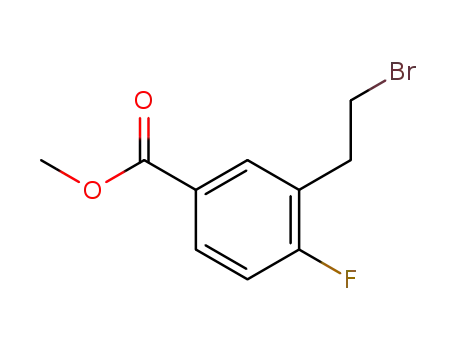 3-(2-bromo-ethyl)-4-fluoro-benzoic acid methyl ester
