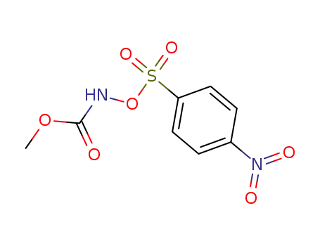 Molecular Structure of 55131-07-2 (Carbamic acid, [[(4-nitrophenyl)sulfonyl]oxy]-, methyl ester)