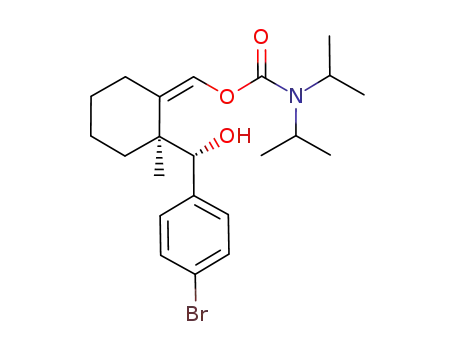 {1Z,1[2S,2(1R)]}-{2-[1-(4-bromophenyl)-1-hydroxymethyl]methylcyclohexylidene}methyl N,N-diisopropylcarbamate